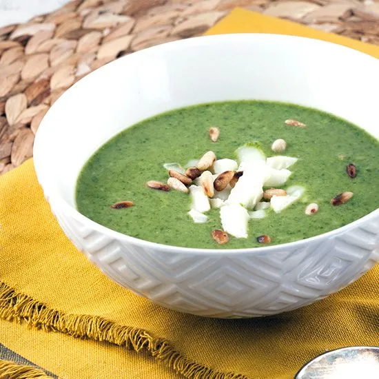 Recipe: Creamy spinach soup