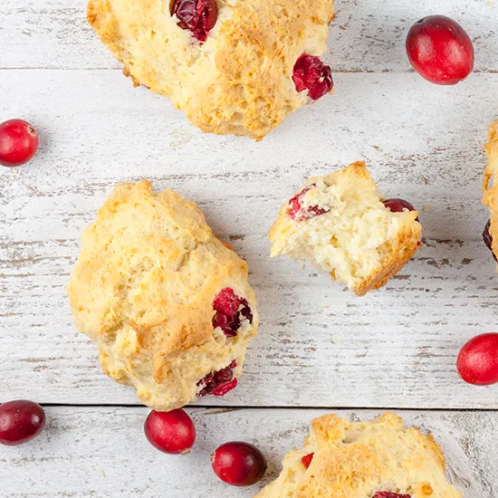 Recipe: Cranberry and grapefruit scones