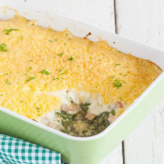 Recipe: Escarole oven dish with ham and cheese