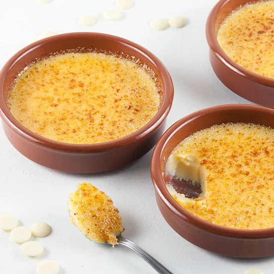Recipe: White chocolate crème brûlée