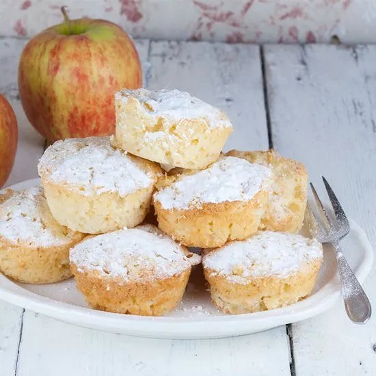 Recipe: Creamy apple muffins