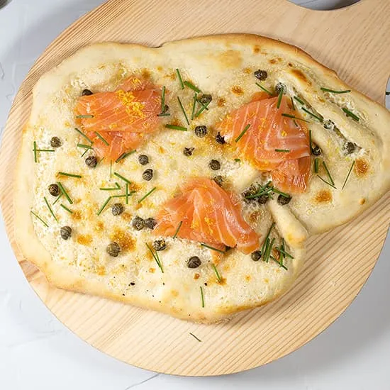 Recipe: Smoked salmon pizza