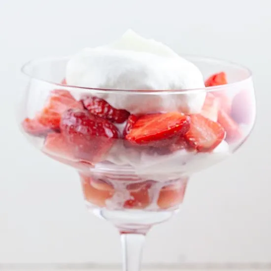 Recipe: Strawberries Romanoff
