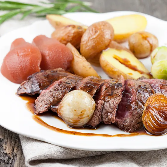 Recipe: Kangaroo steak in syrup sauce