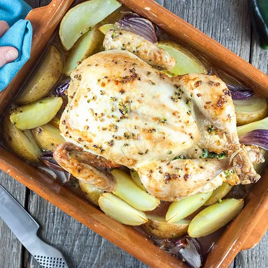 Recipe: Whole roasted jalapeño chicken