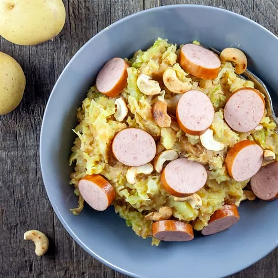 Recipe: Green cabbage mash