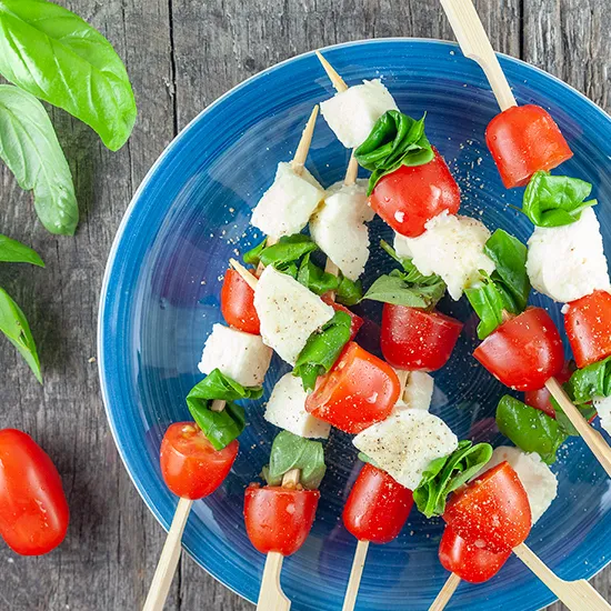 Recipe: Caprese skewers