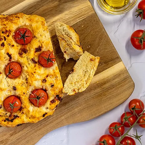 Recipe: Cherry tomato focaccia