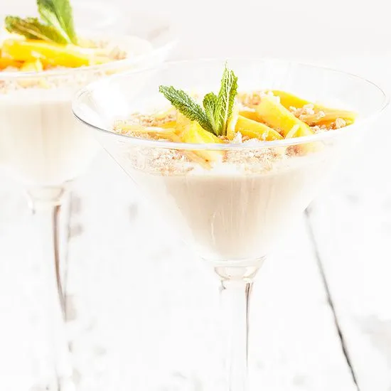 Recipe: Creamy ginger mango dessert