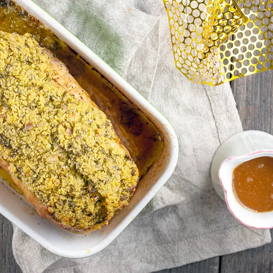 Recipe: Lemon and herb crusted turkey roast