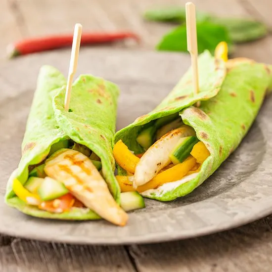 Recipe: Homemade spinach tortillas