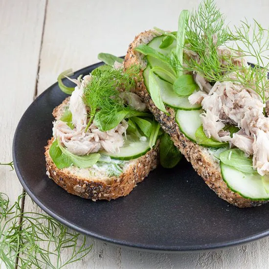 Recipe: Smoked mackerel and dill sandwich