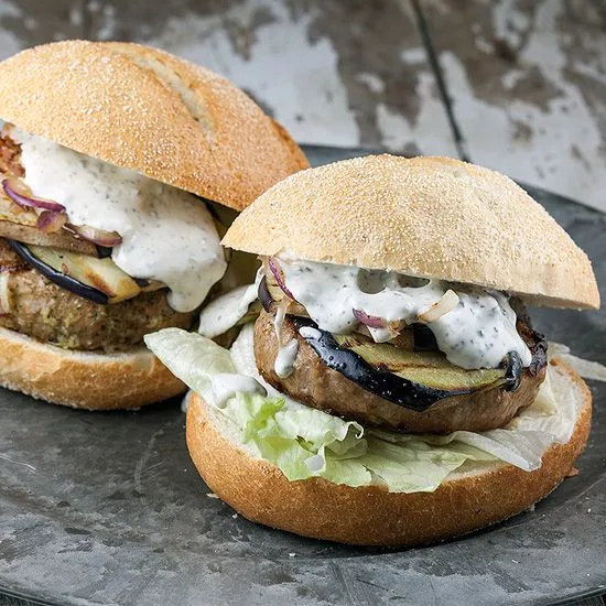 Recipe: Lamb burger with truffle mayonnaise