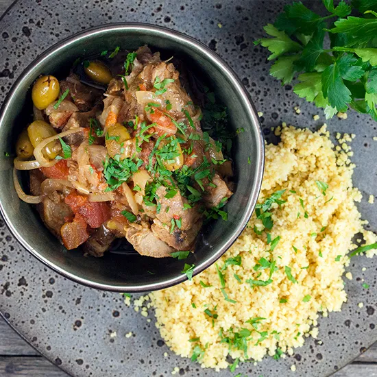 Recipe: Lamb stew with spiced couscous