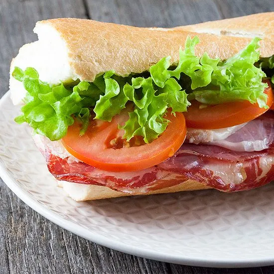 Recipe: Toasted Italian sub with 3 different meats and melted cheese