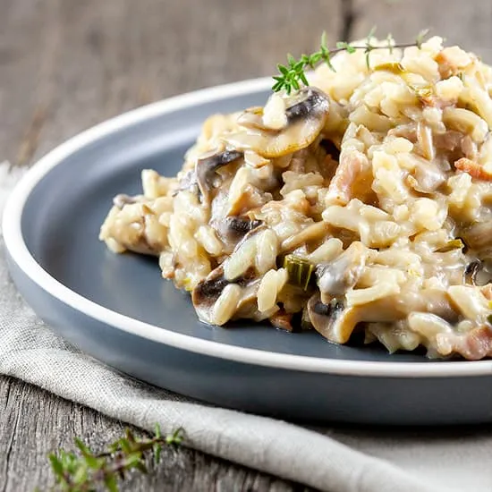 Recipe: Mushroom and mascarpone risotto