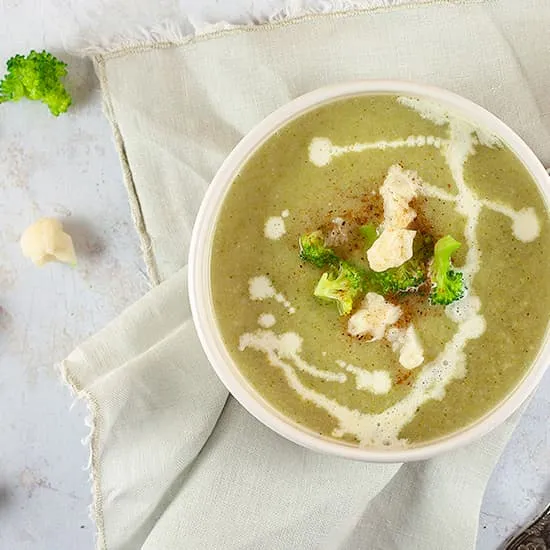 Recipe: Broccoli and cauliflower soup