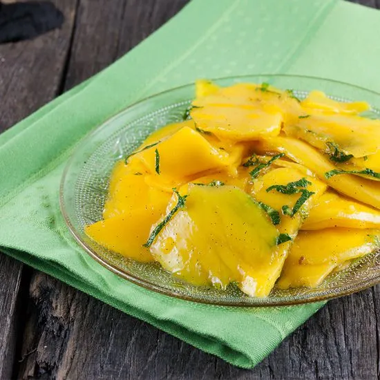 Recipe: Sugar free mango slices