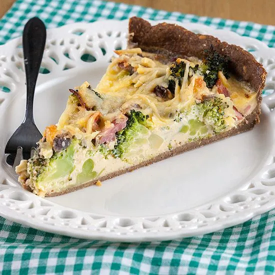 Recipe: Broccoli and bacon quiche
