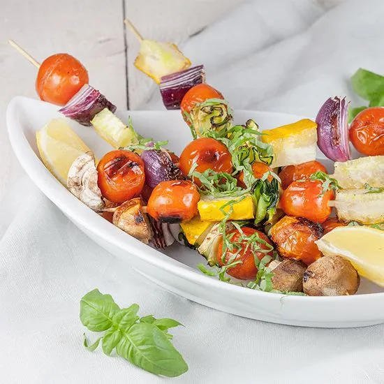 Recipe: Chargrilled vegetable kebabs