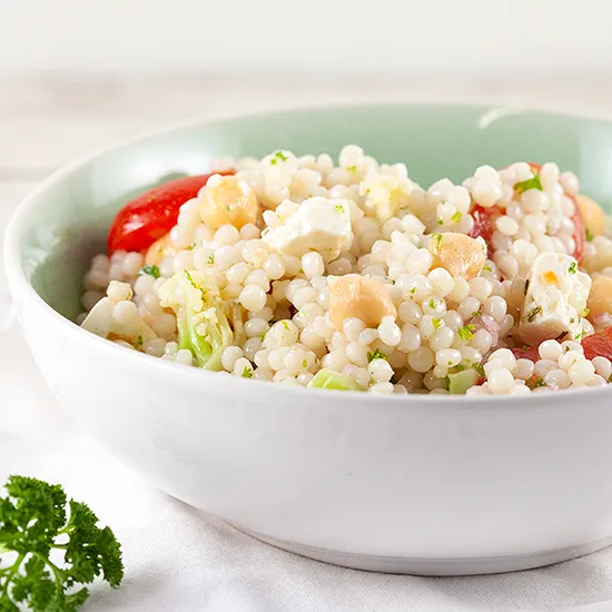 Recipe: Pearl couscous and cauliflower salad