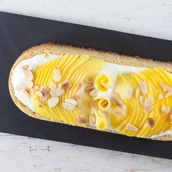 Recipe: White chocolate and mango tarts