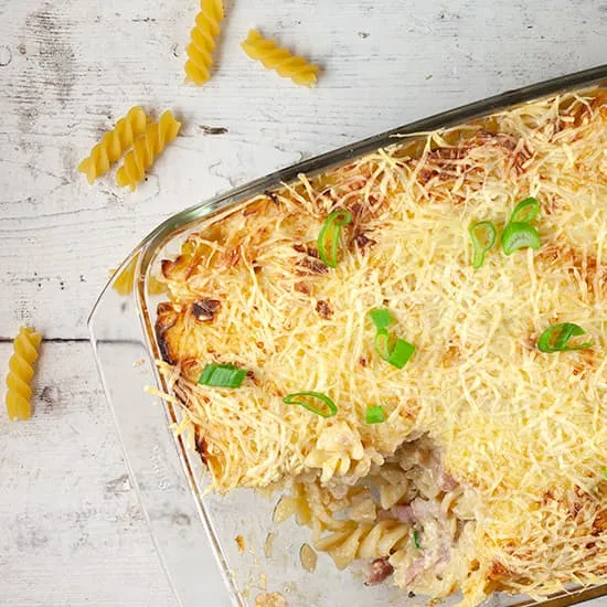 Recipe: Hawaiian pasta bake