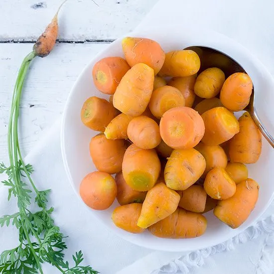 Recipe: Steamed Parisienne carrots