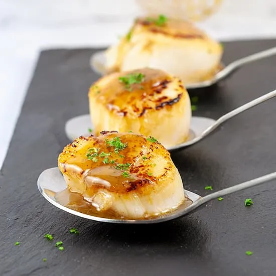 Recipe: Scallop and vanilla amuse-bouches