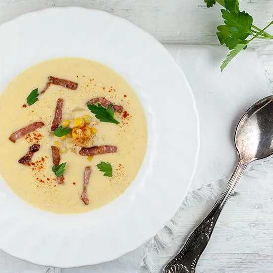 Recipe: Creamy corn soup