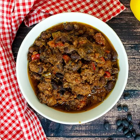 Recipe: Instant pot black bean chilli
