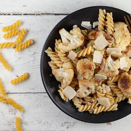 Recipe: Caramelised cauliflower pasta