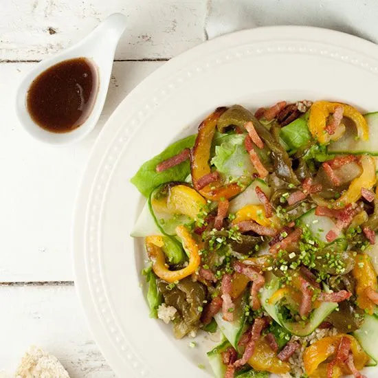 Recipe: Bulgur salad with roasted bell peppers