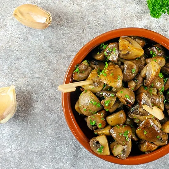 Recipe: Garlic mushroom tapa