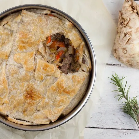 Recipe: Beef stew with puff pastry