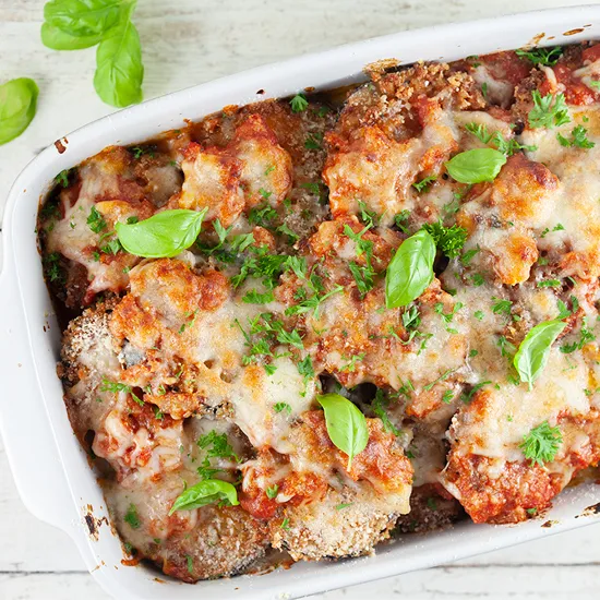 Recipe: Fried eggplant parmigiana