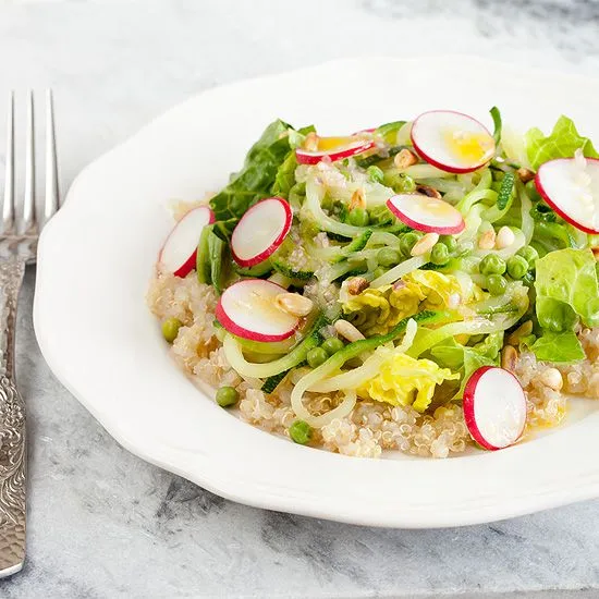 Recipe: Quinoa zucchini radish salad