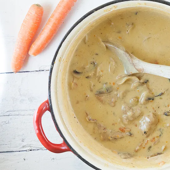 Recipe: Veal stew with vanilla - Blanquette de veau à la vanille