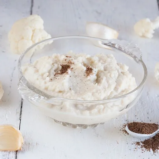 Recipe: Roasted cauliflower puree (vegan)