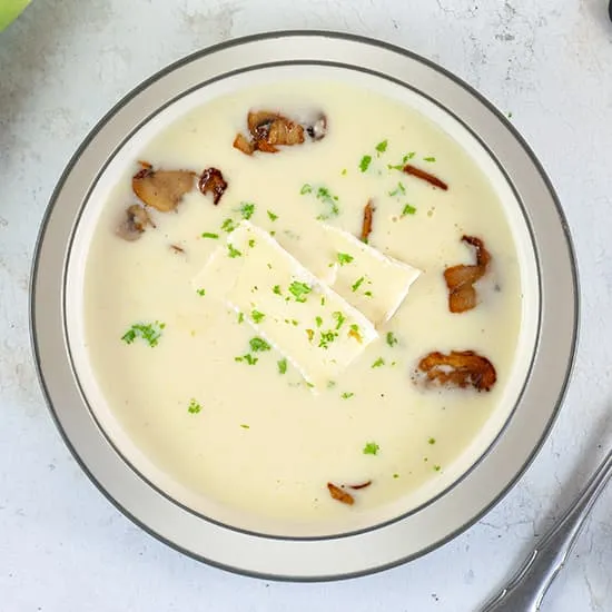 Recipe: Brie mushroom soup
