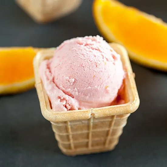 Recipe: Rhubarb orange ice cream