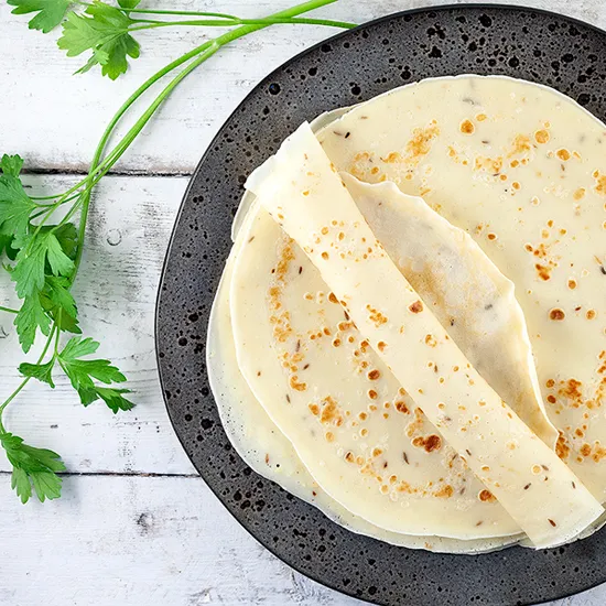 Recipe: Spiced savory crepes