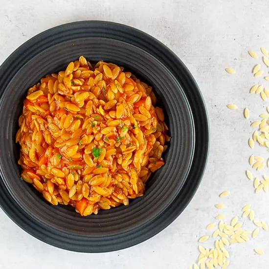 Recipe: Greek orzo in tomato sauce