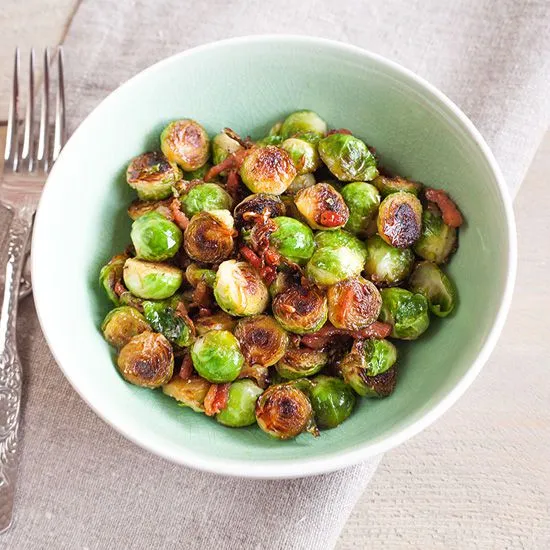 Recipe: Caramelised Brussels sprouts
