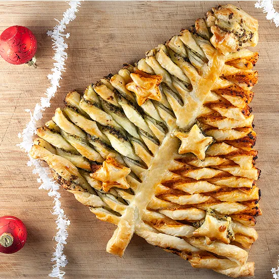 Recipe: Puff pastry Christmas tree