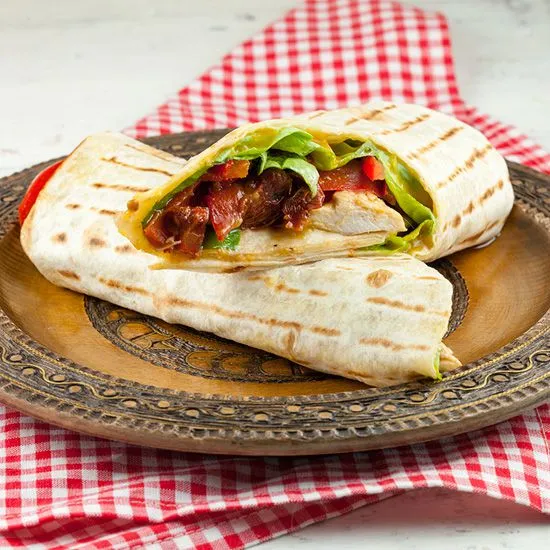 Recipe: Chicken and mango tortilla wraps