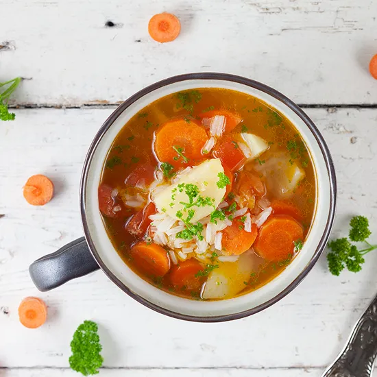 Recipe: Rice and potato soup
