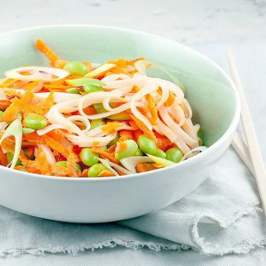 Recipe: Noodle and edamame salad