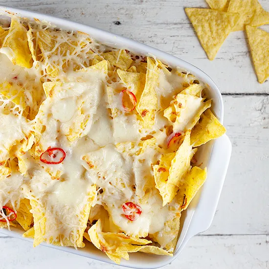 Recipe: Chicken nacho casserole