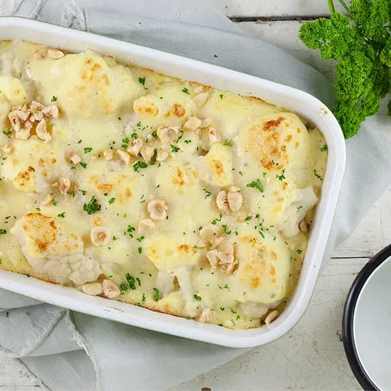 Recipe: Cauliflower gratin with mornay sauce